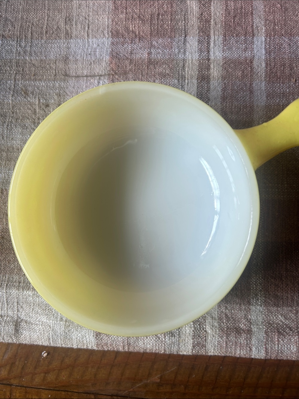 Yellow Ceramic Handle Soup Bowl - Home Dining Serveware - Picture 4 of 4